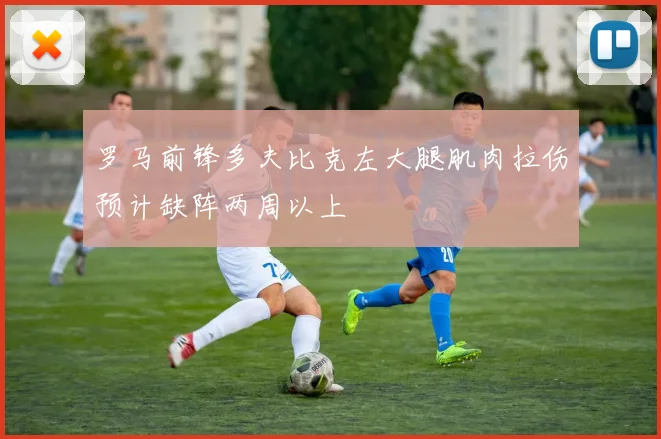 罗马前锋多夫比克左大腿肌肉拉伤预计缺阵两周以上